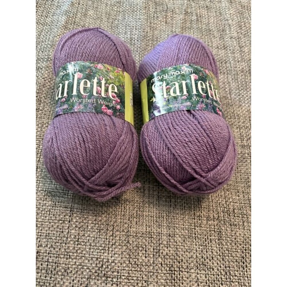 Mary Maxim Starlette Yarn in the shade "Amethyst